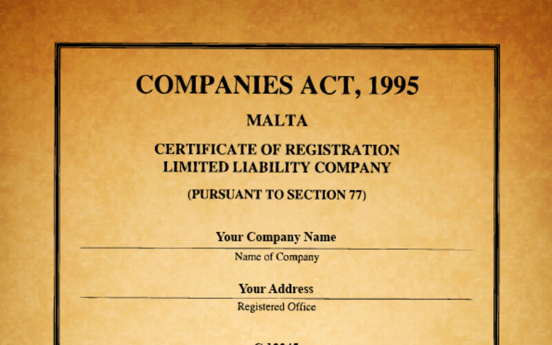 Firmengründung Malta